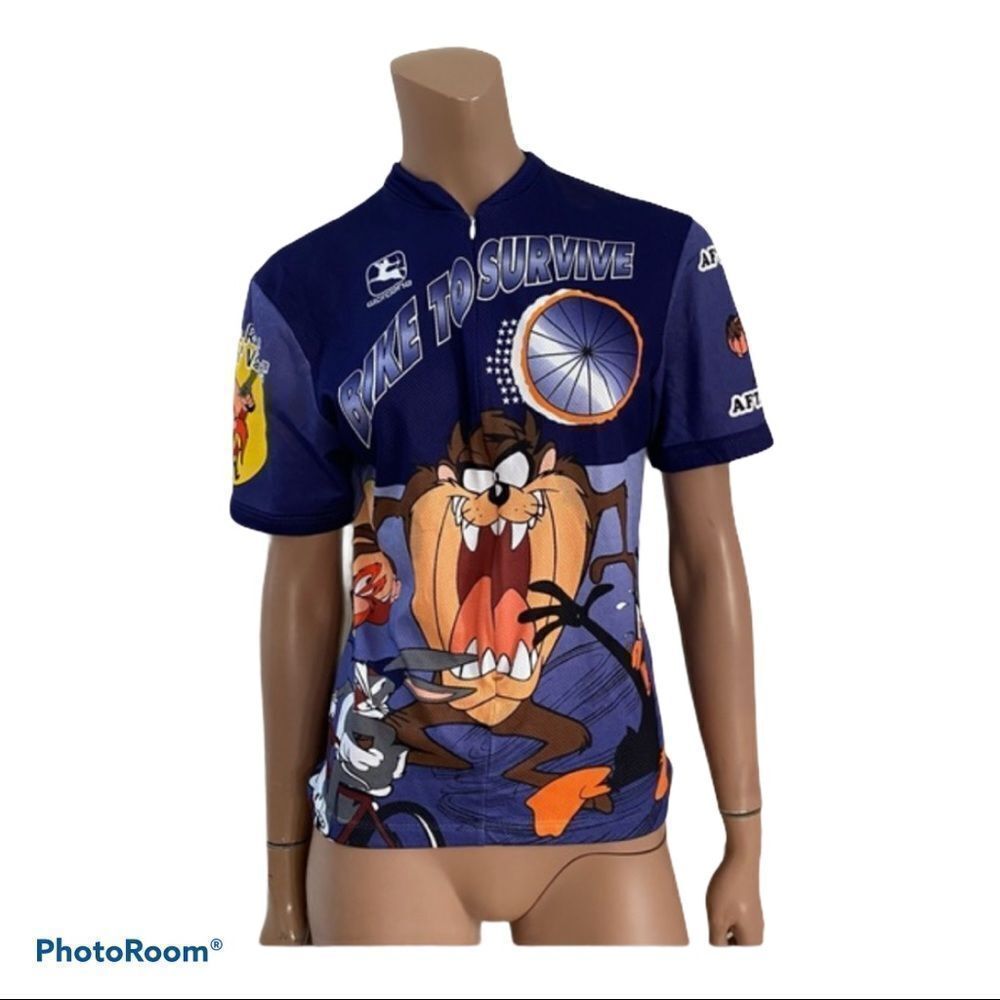 Giordana Vintage Looney Tunes Cycling Jersey S